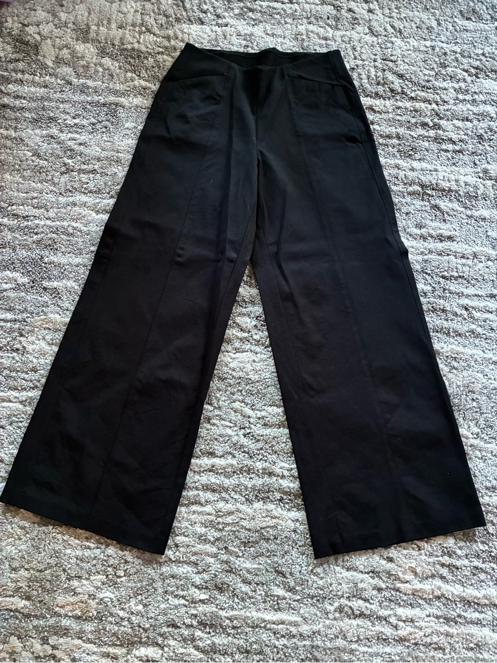 Old Navy Black High-Rise Wide Leg Pants
